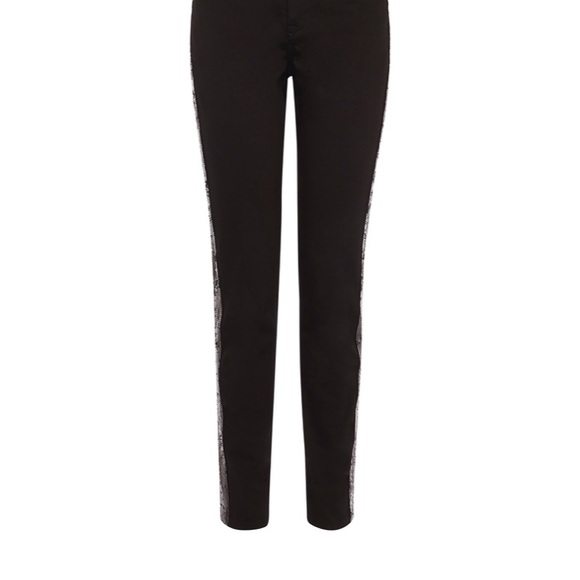 Karen Millen Black Jeans with size sequins - Picture 2 of 4